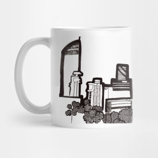 Brisbane City Skyline - View from Kangaroo Point Mug